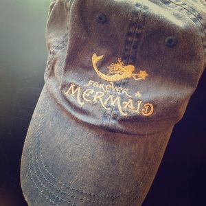 “forever a mermaid” baseball cap